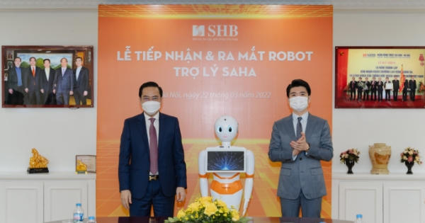 Nâng cao trải nghiệm khách hàng, SHB đưa Robot thông minh vào phục vụ giao dịch