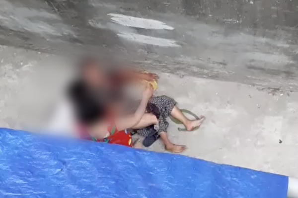 Clip cụ bà 76 tuổi bị "chó điên" trong nhà cắn xé tại Hà Nội