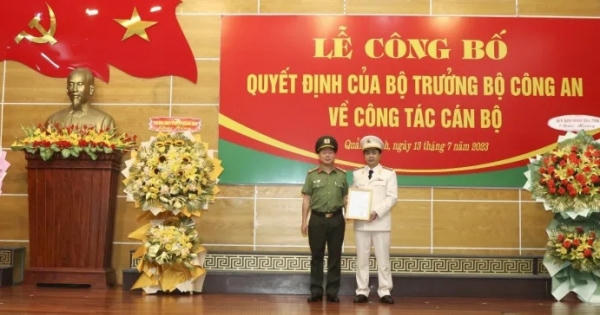 Đại tá Hoàng Khắc Lương giữ chức Phó Giám đốc Công an tỉnh Quảng Bình