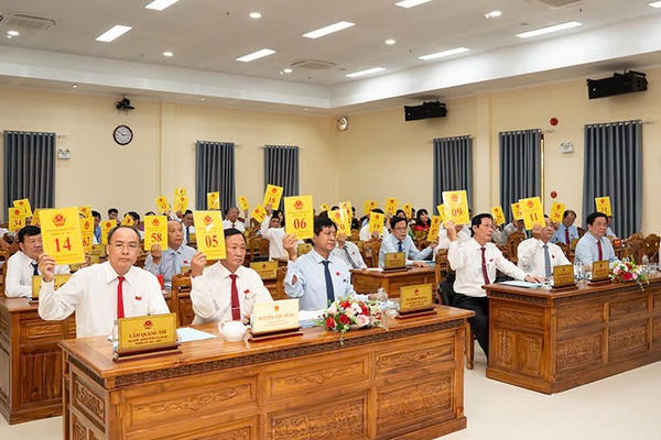 An Giang: Thông qua 12 nghị quyết liên quan chủ trương sắp xếp tổ chức bộ máy