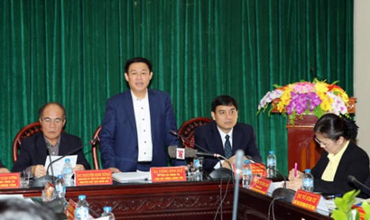 Phó Thủ tướng Vương Đình Huệ làm việc tại Nghệ An về xây dựng nông thôn mới Phó Thủ tướng Vương Đình Huệ làm việc tại Nghệ An về xây dựng nông thôn mới