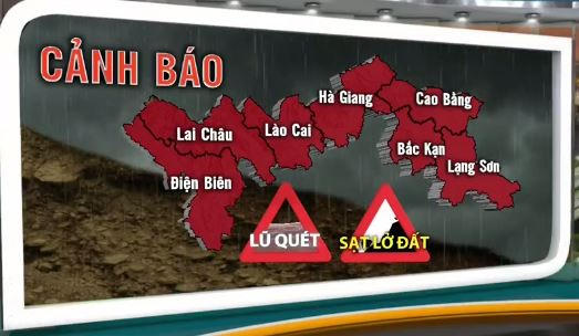 Cảnh báo lũ quét và sạt lở đất