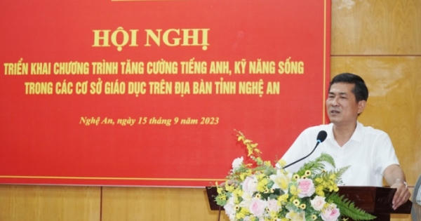 Nghệ An: 10 trung tâm không thực hiện Chương trình tiếng Anh tăng cường tại Nghệ An
