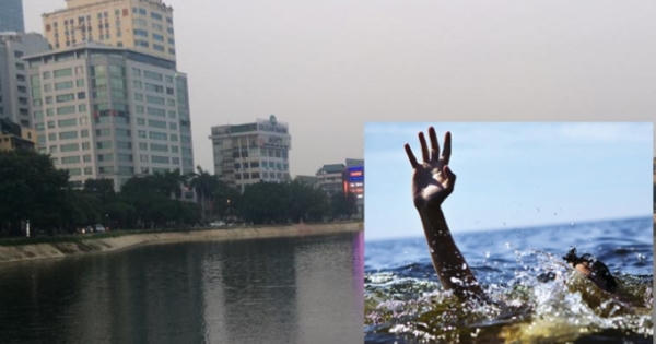 Hà Nội: Hai thanh niên suýt chết đuối khi tắm ở hồ Ngọc Khánh