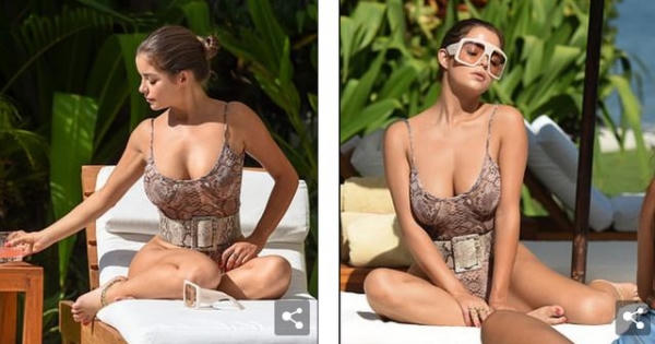 Người mẫu Anh Demi Rose bốc lửa đốt cháy "vạn" ánh mắt