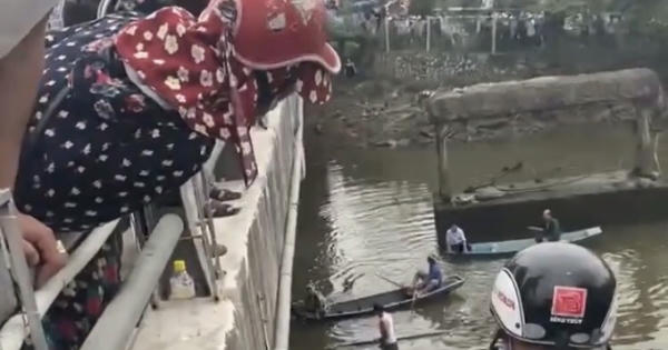 Tìm thấy thi thể nam thanh niên lao xuống sông cứu bạn gái
