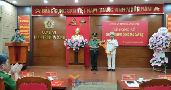 Thượng tá Nguyễn Duy Dũng giữ chức vụ Trưởng Công an TP Hạ Long