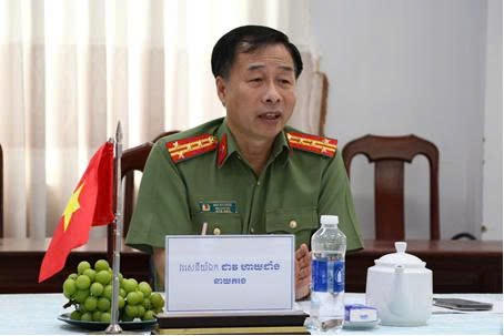 Công an tỉnh Kiên Giang làm việc với Công an 3 tỉnh giáp biên Campuchia
