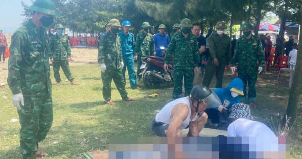 Nghệ An: Tìm thấy thi thể bé trai bị nước cuốn trôi khi tắm biển