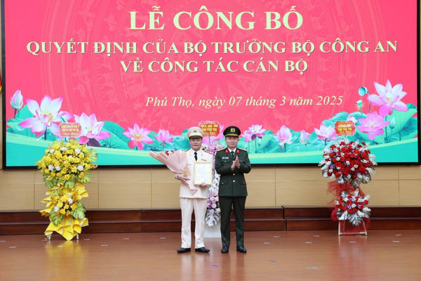 Bổ nhiệm Phó Giám đốc Công an 4 tỉnh phía Bắc