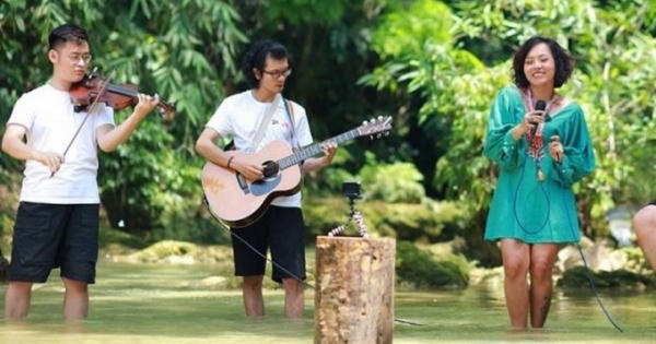 Thái Thùy Linh bị điện giật khi 'Du ca'