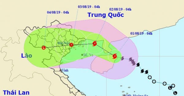 Bão số 3 hướng vào Việt Nam, nhiều tỉnh phía Bắc mưa to Bão số 3 hướng vào Việt Nam, nhiều tỉnh phía Bắc mưa to