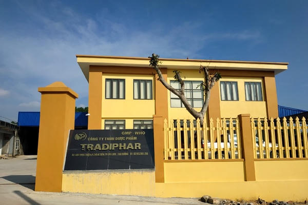 Công ty TNHH Dược phẩm Tradiphar bị xử phạt