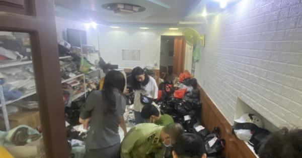 Quản lý thị trường Hải Phòng thu giữ nhiều mặt hàng quần áo, đồ gia dụng không rõ nguồn gốc