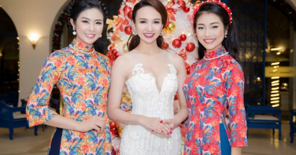 Hoa hậu Ngọc Hân, Ngọc Diễm, Kiều Vỹ đi ăn đêm ở Hội An