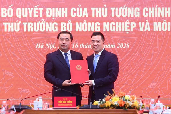 Bổ nhiệm ông Đặng Ngọc Điệp giữ chức Thứ trưởng Bộ Nông nghiệp và Môi trường
