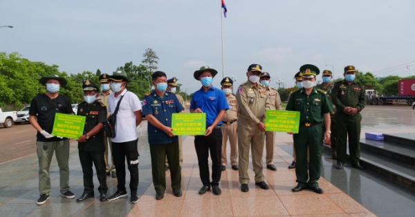 Người trẻ Bình Phước chung tay “tiếp sức” các lực lượng vũ trang tỉnh Kratie