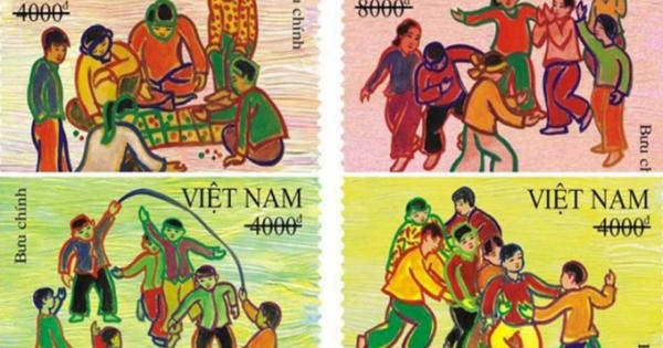 Phát hành bộ tem 'Trò chơi dân gian' nhân dịp Tết thiếu nhi 1/6