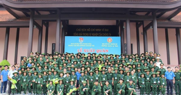 Học kỳ quân đội 2017: Trải nghiệm khó quên của các ''chiến sĩ nhí''