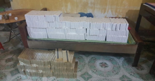 Nghệ An: Bắt giữ hơn 300 cây thuốc lá ngoại không rõ nguồn gốc