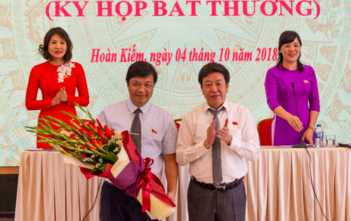 UBND quận Hoàn Kiếm có chủ tịch mới