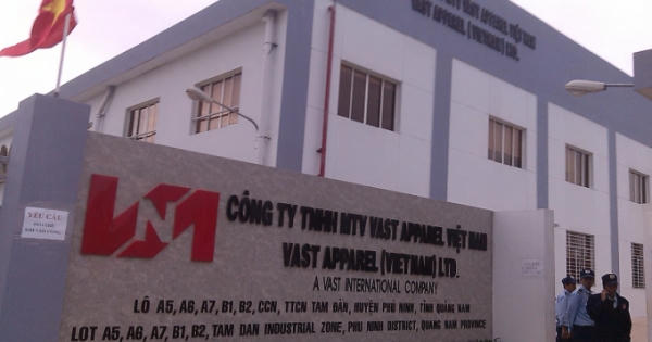 Quảng Nam: Xả nước thải vượt quy chuẩn, Công ty Vast Apparel Việt Nam bị phạt hơn 350 triệu đồng