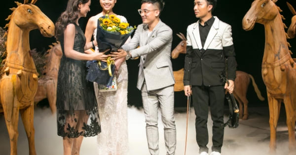 Bản sao Tăng Thanh Hà làm vedette cho NTK Hà Duy