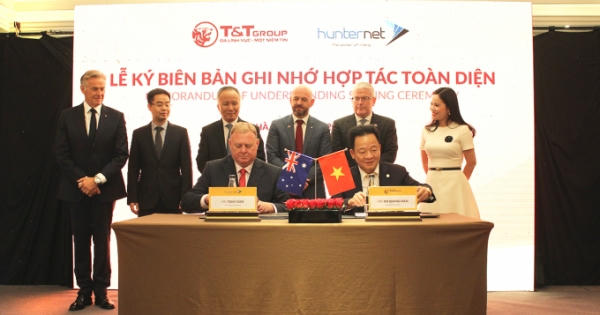 Tập đoàn T&T Group ký kết biên bản ghi nhớ hợp tác toàn diện với hiệp hội doanh nghiệp HunterNet Tập đoàn T&T Group ký kết biên bản ghi nhớ hợp tác toàn diện với hiệp hội doanh nghiệp HunterNet