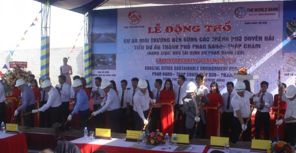 Động thổ khởi công hạng mục khu tái định cư Phan Đăng Lưu