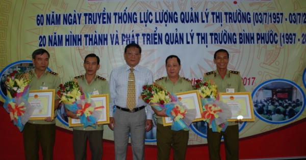 Bình Phước: Kỷ niệm 20 năm thành lập Chi cục Quản lý thị trường