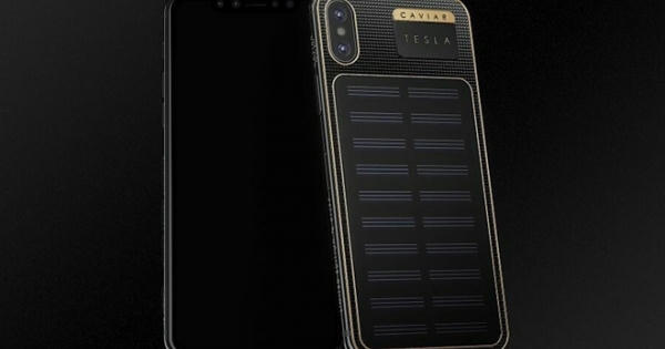 Xuất hiện phiên bản iPhone X Tesla không bao giờ hết pin