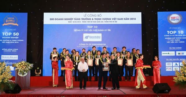 Eurowindow - Top 10 Công ty vật liệu xây dựng uy tín 2018 Eurowindow - Top 10 Công ty vật liệu xây dựng uy tín 2018