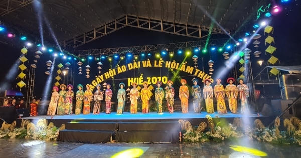 Ấn tượng đêm khai mạc "Ngày hội Áo dài và Lễ hội Ẩm thực Huế 2020"