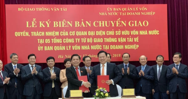Chính thức bàn giao 5 'ông lớn' ngành giao thông về Uỷ ban Quản lý vốn