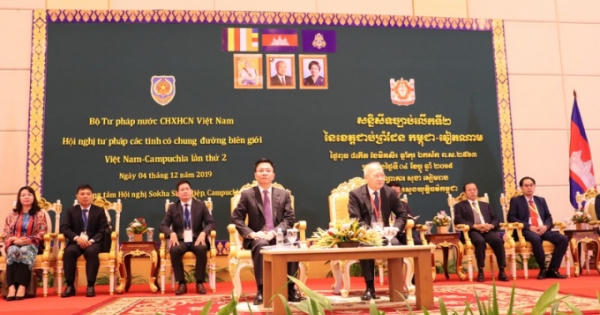 Khai mạc Hội nghị Tư pháp các tỉnh có chung đường biên giới Việt Nam- Campuchia lần thứ 2