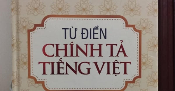 Tạm đình chỉ cuốn Từ điển chính tả Tiếng Việt