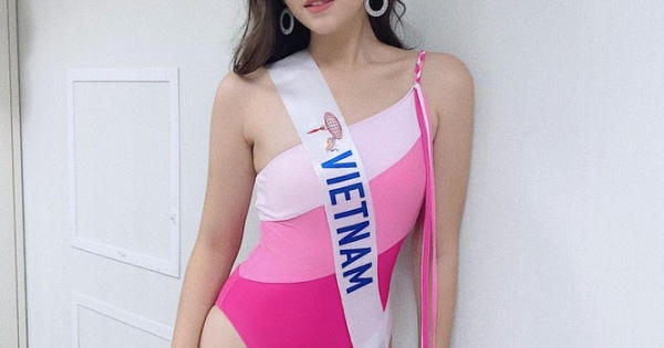 Diện bikini hồng, Tường San khoe trọn hình thể 'mướt mắt'