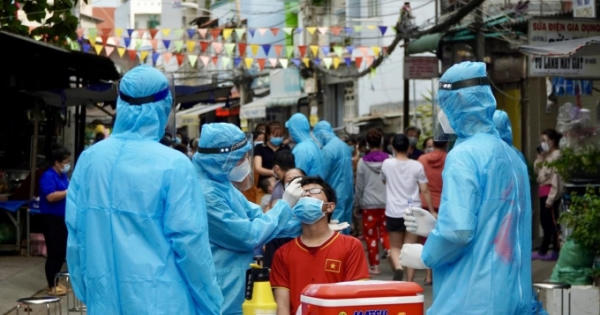 Quận 8: Phong tỏa 100m hẻm chợ khi phát hiện ca nghi nhiễm
