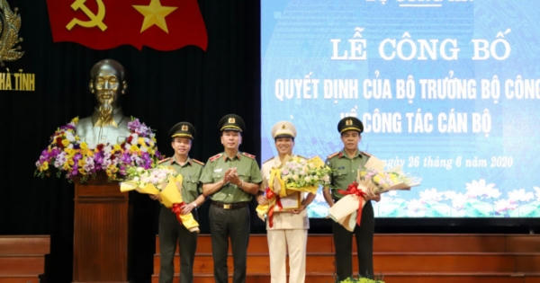 Bộ Công an bổ nhiệm, điều động hàng loạt nhân sự mới