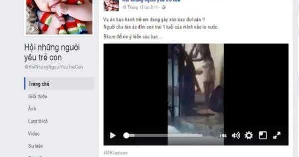 Clip “cha nhúng con vào thùng nước”: Xác minh địa điểm xảy ra vụ bạo hành