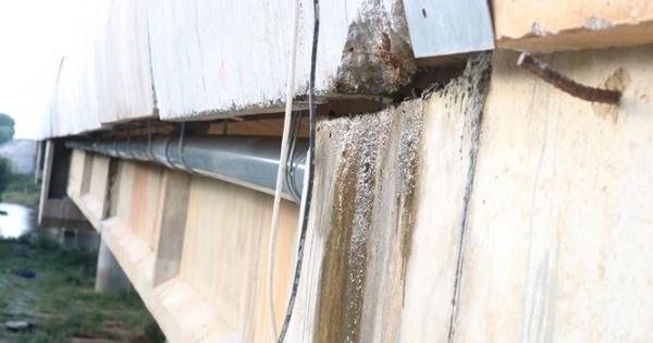 Xuất hiện thêm nhiều cầu thấm dột trên cao tốc Đà Nẵng - Quảng Ngãi