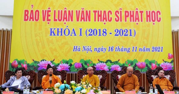 Học viện Phật giáo Việt Nam tổ chức bảo vệ luận văn Thạc sĩ cho các Tăng ni sinh