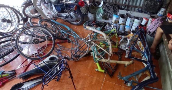 An Giang: Phát hiện nhiều xe đạp cũ không hóa đơn, chứng từ