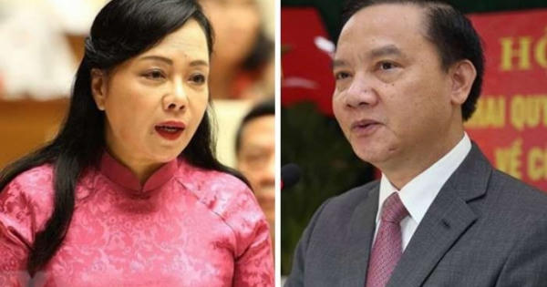 Miễn nhiệm Bộ trưởng Y tế và Chủ nhiệm Uỷ ban Pháp luật