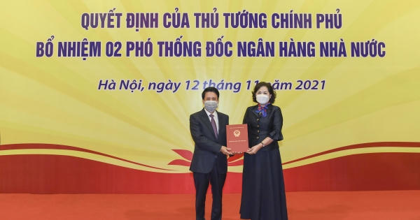 Bổ nhiệm 2 phó Thống đốc Ngân hàng Nhà nước Việt Nam