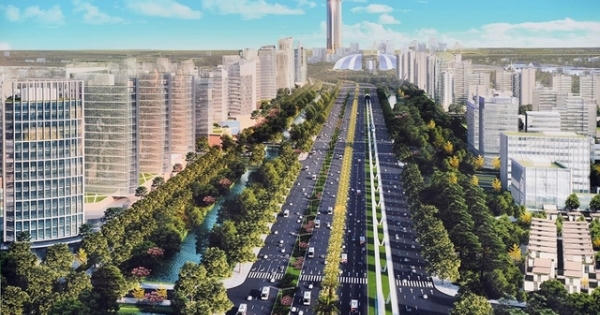 Cận cảnh đồ án quy hoạch rồng đón ngọc dọc tuyến Nhật Tân - Nội Bài