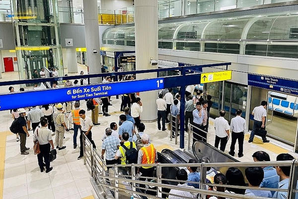 TP HCM ban hành biểu đồ chạy tàu Tuyến đường sắt đô thị số 1 Bến Thành - Suối Tiên