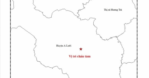 Thừa thiên - Huế: Liên tiếp 3 trận động đất trong hơn 5 tiếng