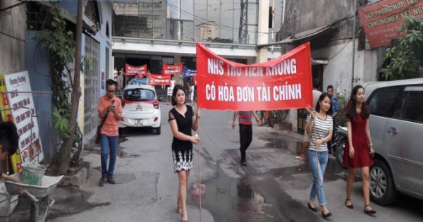 Cư dân Helios 75 Tam Trinh "xuống đường" trước hàng loạt sai phạm của chủ đầu tư NHS