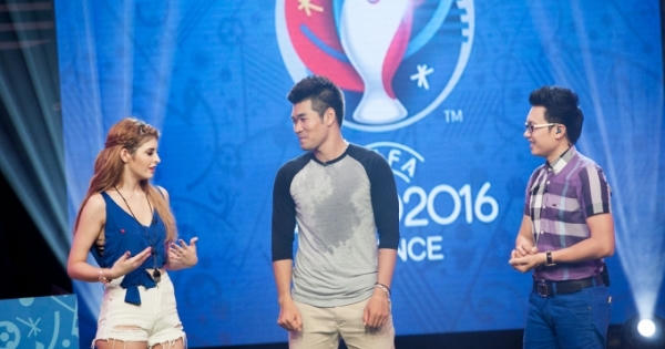 Andrea Aybar đảm nhiệm vai trò MC chương trình "Nóng cùng Euro"